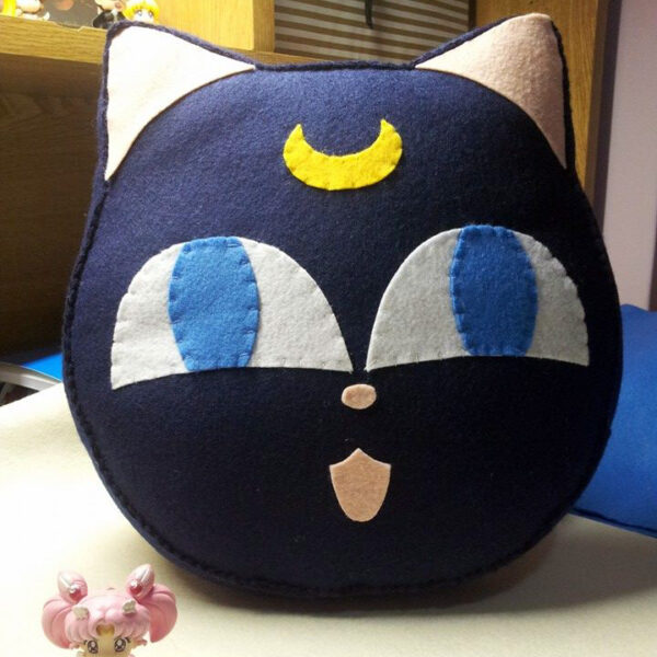 Cuscino Luna-P di Sailor Moon in pannolenci 30cm
