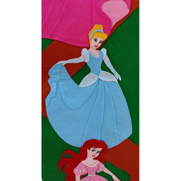 Metro altezza bambini Principesse Disney in pannolenci - immagine 4