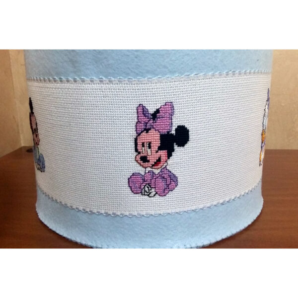Cestino annuncio nascita con Baby Disney in feltro - immagine 7