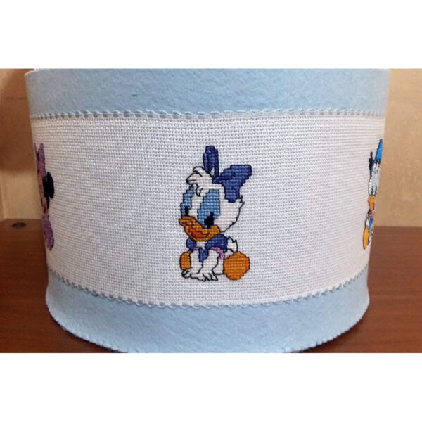 Cestino annuncio nascita con Baby Disney in feltro - immagine 6
