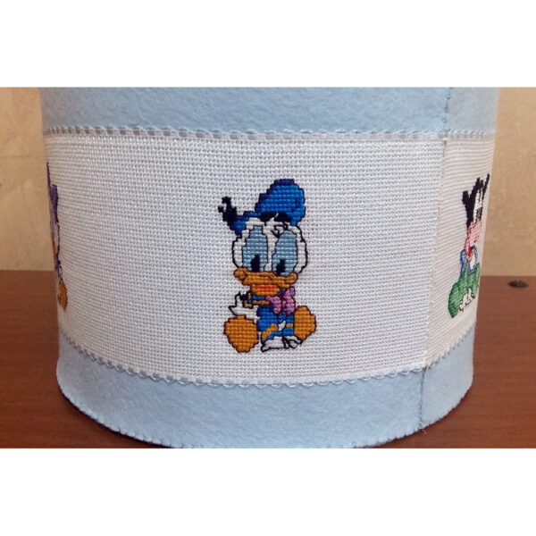 Cestino annuncio nascita con Baby Disney in feltro - immagine 5