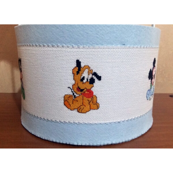 Cestino annuncio nascita con Baby Disney in feltro - immagine 3