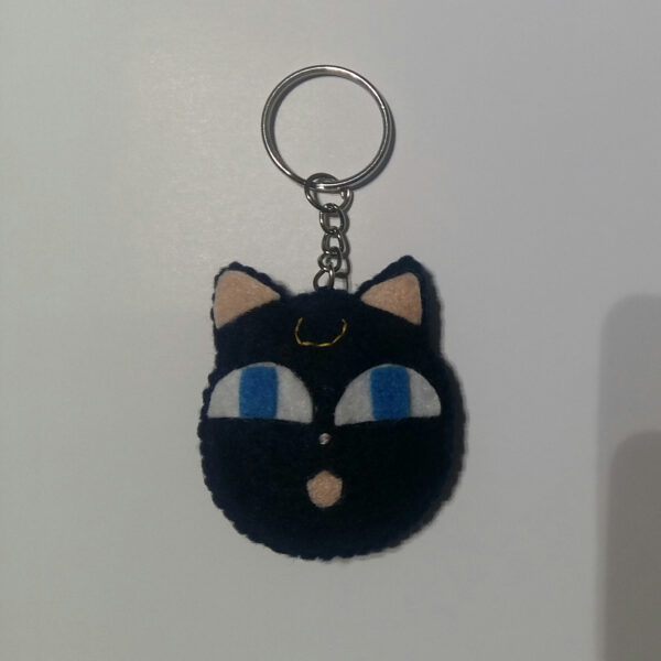 Portachiavi Luna Sailor Moon in pannolenci