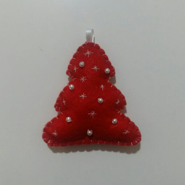 Alberello in pannolenci addobbi albero Natale