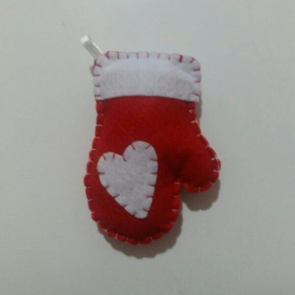 Guanto Natale addobbi albero - immagine 2