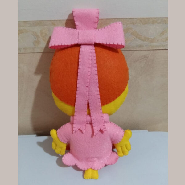 Pupazzo Priscilla (Calimero) in pannolenci - immagine 2