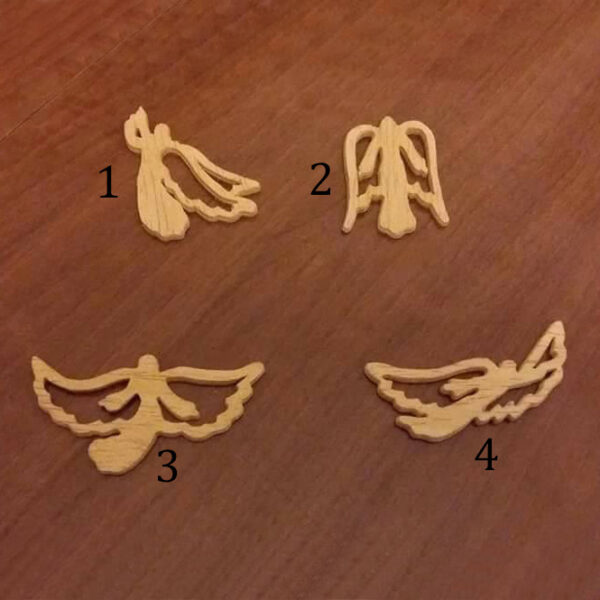 Angioletto traforo in legno